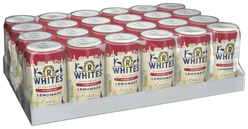R Whites Raspberry Lemonade 330ml (Pack 24)