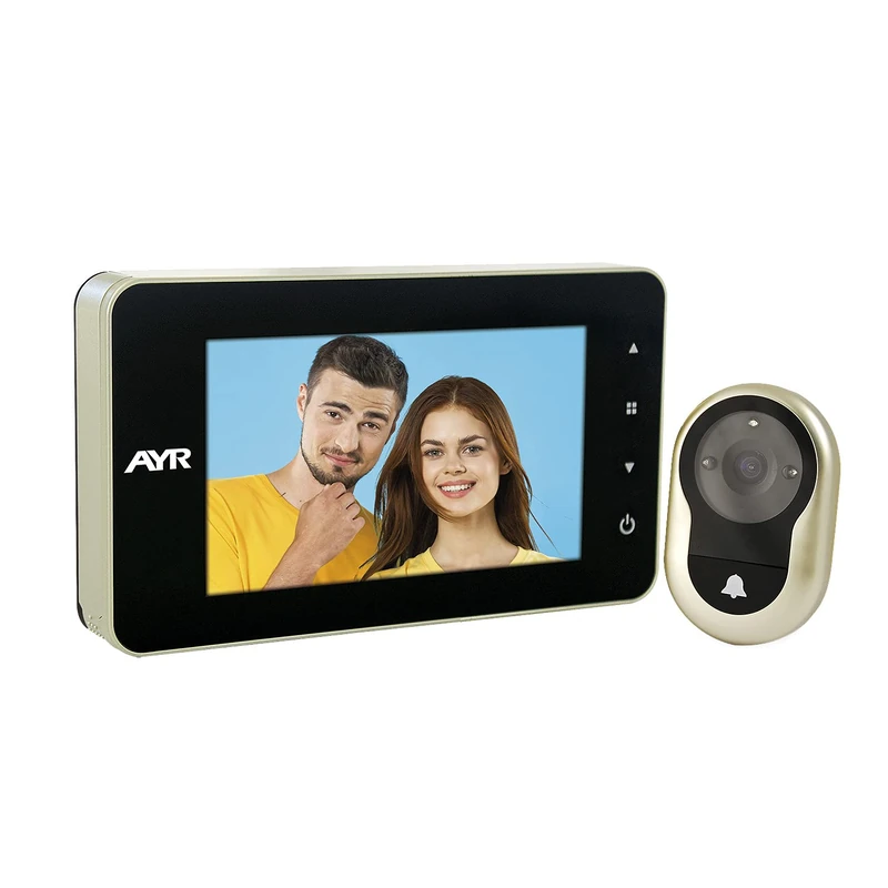 758-A Digital Viewfinder, with 4.0” screen. Capture Photos When the Alarm Sounds, Nickel Matte Color - Image 1