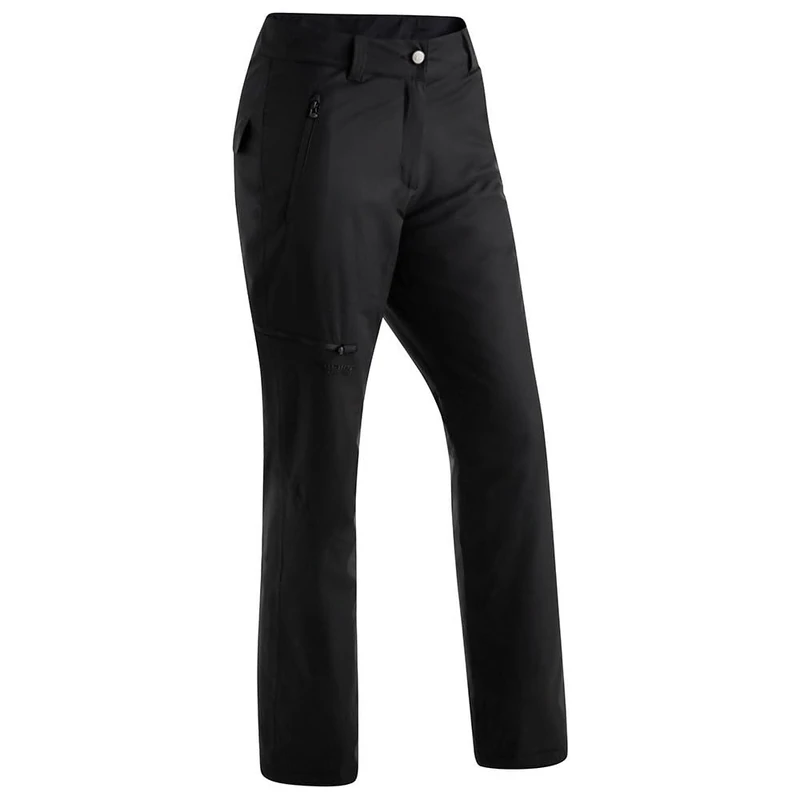 maier sports Dunit W, Warm Women's Hiking Pants, Waterproof Outdoor Pants for Trekking and Hiking, PFC-Free, MTHERM Padding & mTEX Weather Protection for high Heat Retention Black
