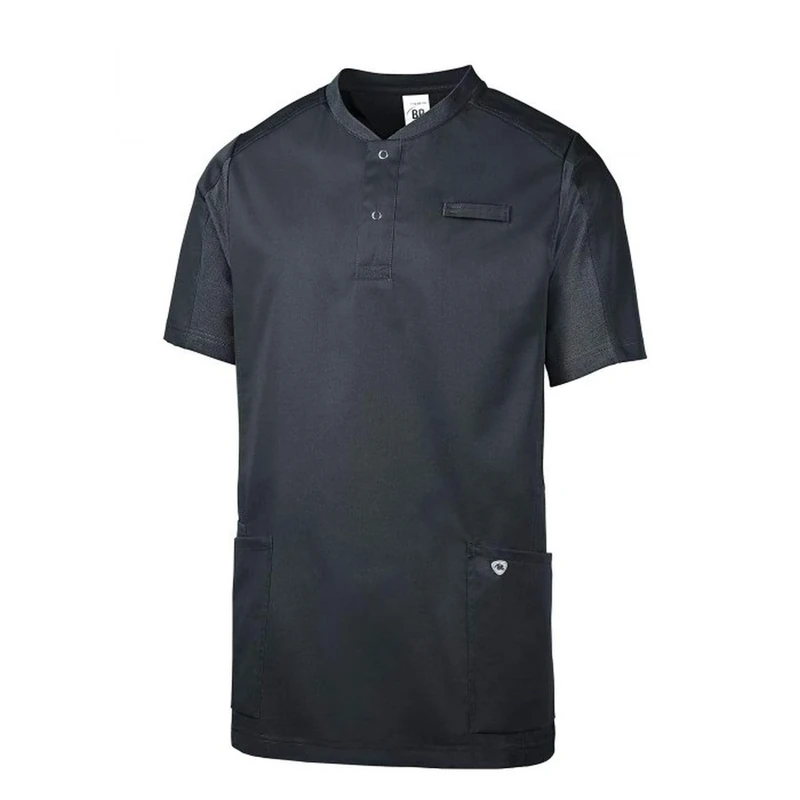 BP 1739-435-0056/XL, Unisex casual tunic, 1/2 sleeve, piqué inserts and arm-lift system 180,00 g/m², fabric blend, Color anthracite, Size XL