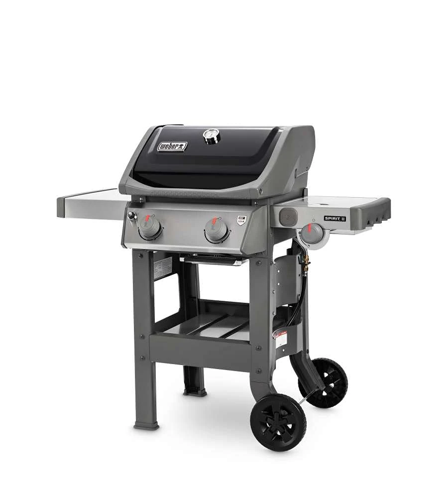 Weber Spirit II E-220 GBS Gas Barbecue Black Side Cooker Garden BBQ