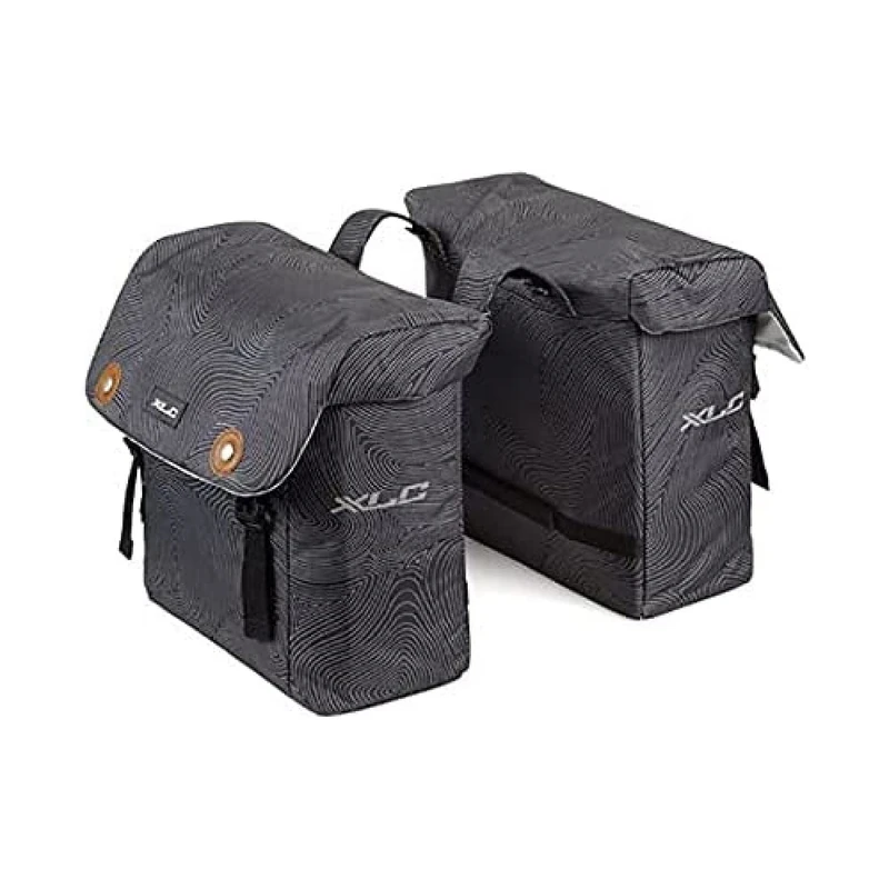 XLC Unisex – Adult BA-S88 Double Pannier Bag, Luxury, Anthracite, 150 x 340 x 321 cm