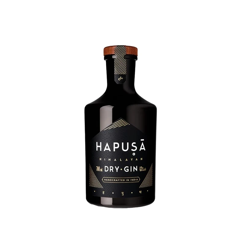 Hapusa Himalayan Dry Gin 70cl - 43% ABV Award Winning Premium Handcrafted Gin with Handpicked Indian Botanicals - Signature Recipe Ideal for Classic Cocktails and Gifting