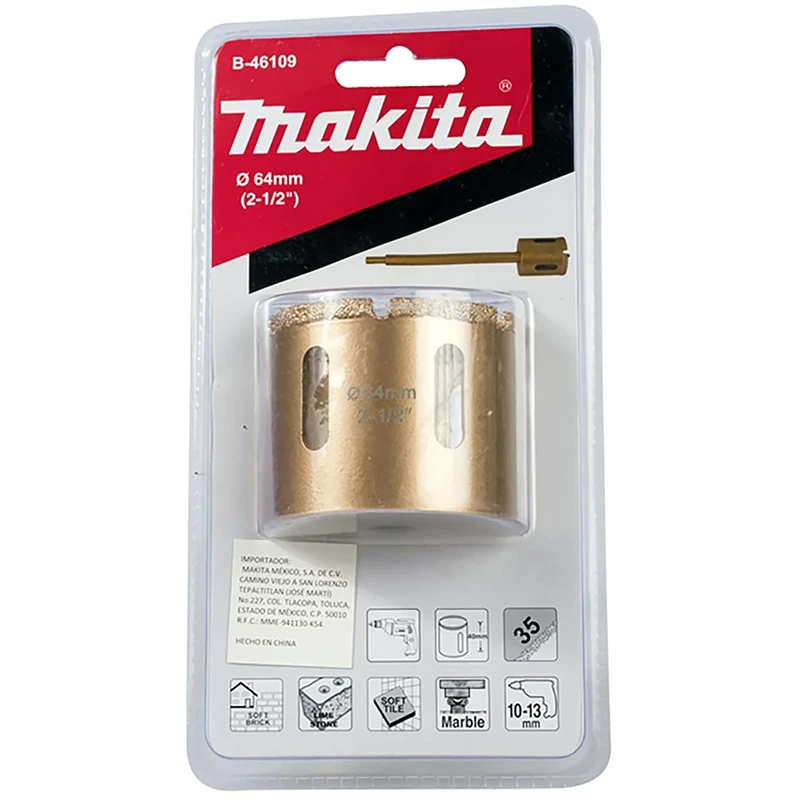 Makita B-46109 Vacuum Brazed Diamond Holesaw