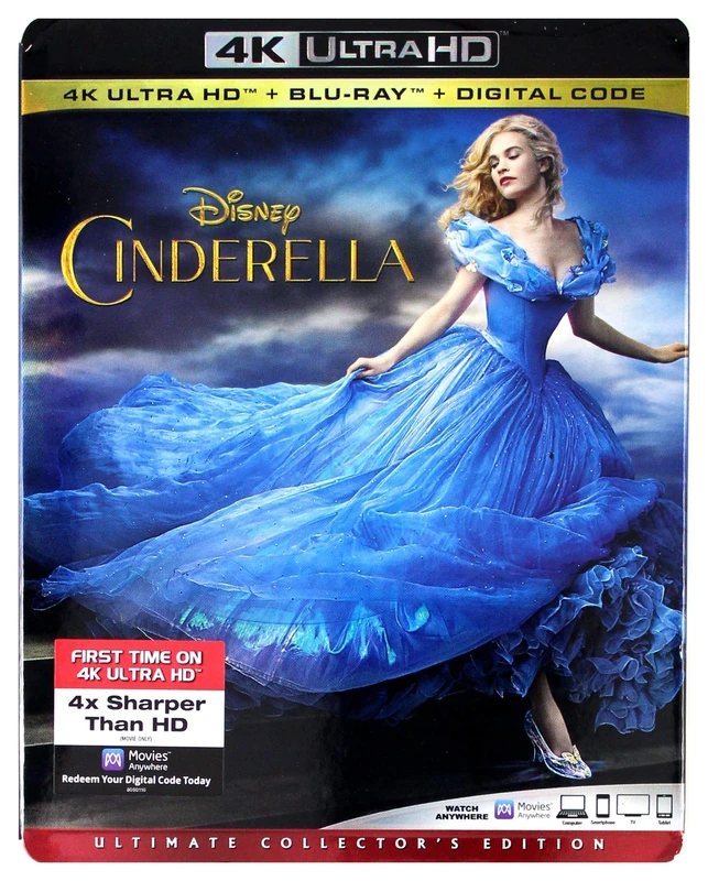 Cinderella 4K UHD [Blu-Ray] [Region Free] (English audio)