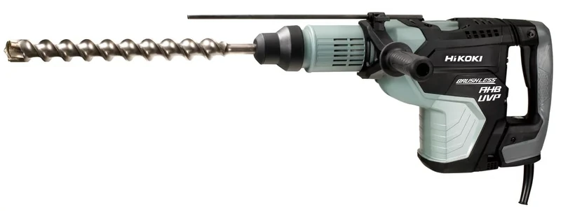 HiKOKI Bohr- & Meißelhammer DH45MEY (1500W, 12.2 J, Brushless, 45 mm Bohrleistung in Beton, SDS-max-Werkzeugaufnahme, Antivibrationssystem, Überlast-Rutschkupplung, Zubehör, im Transportkoffer)