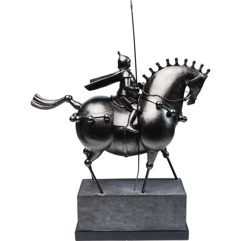 Kare Decorative Object Black Knight One Size Black