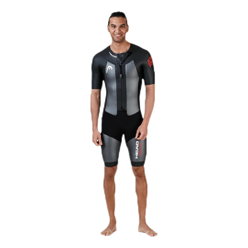HEAD Mr Myboost Pro Man Wetsuit, Men, Black-Silver, XS