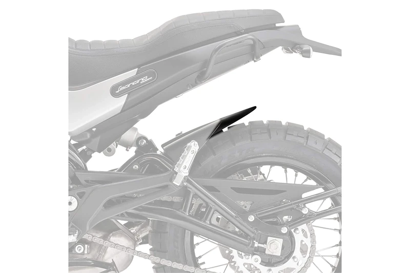 Puig Rear Fender Extension 9905J for Benelli Leoncino 500 16'-19', Benelli Leoncino Trail 17'-19'