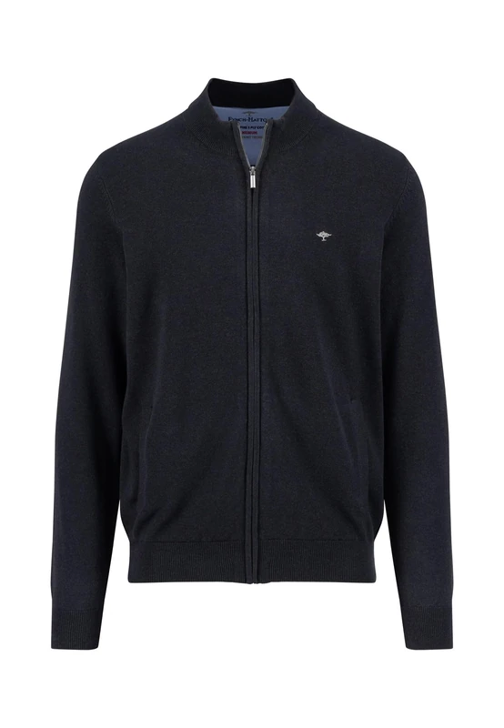 Fynch-Hatton Men's Cardigan-Zip Cardigan Not Applicable, Grey (Charcoal 998), XX-Large - Image 1