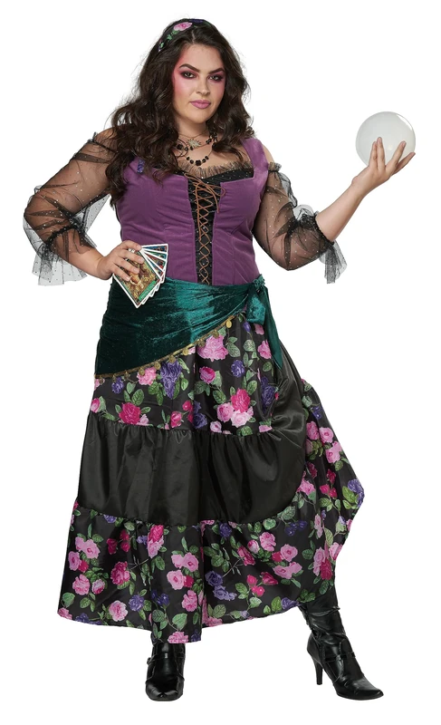 California Costumes 01764 Mystical Charmer Adult Plus Costume Character Sized, Floral, Multi, 2X-Large