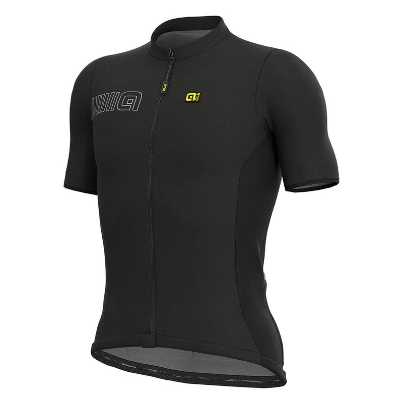 Alé Cycling Men's Pragma Colour Block Short Sleeve Jersey, Black, S