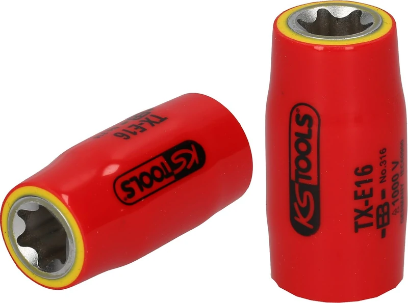 KS Tools 117.2361 1/2" Torx E-Socket with Protective Insulation, E22