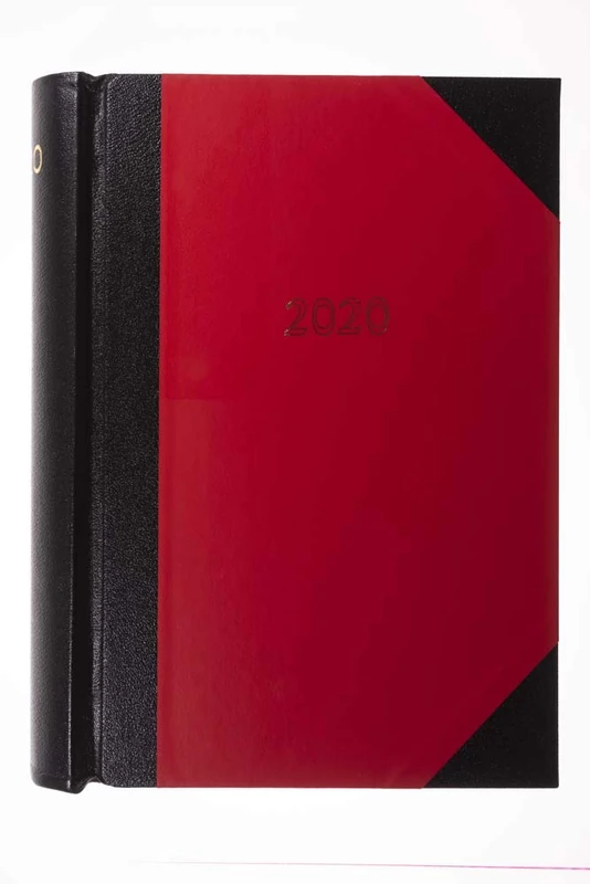 Collins Desk - 2020 Diary - A4 Two pages a day - Red