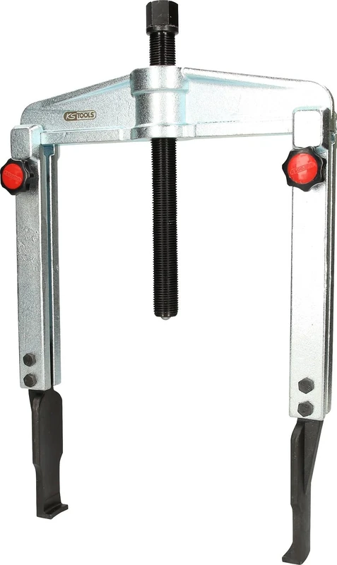 KS Tools 620.0072 Quick Adjustment Universal 2 arm Puller Set with Extremely Narrow and Extended Legs, 60-200 mm, 300 mm, 5.0 t