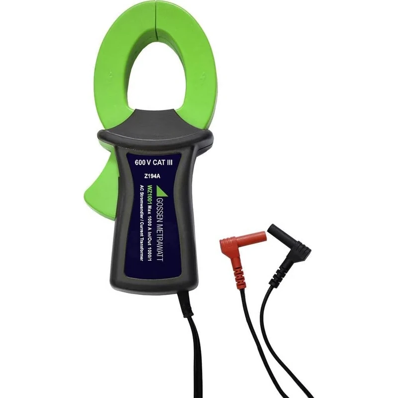 Gossen Metrawatt WZ1001 Current Clamp Adapter Measuring Range A/AC (range): 1-1000A - Image 1