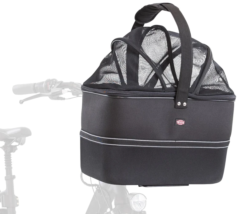 TRIXIE Dog Bike Basket for Handlebars - Up to 13.2 lbs - 13108 - Image 1