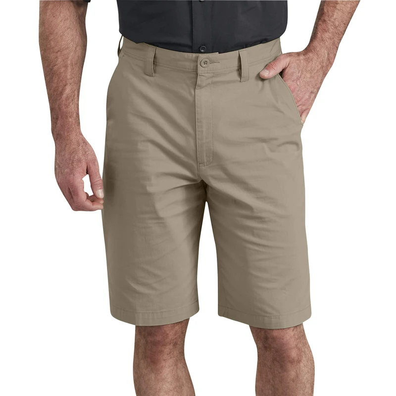 Dickies Men's 11 Inch Temp-iQ Performance Hybrid Utility Short Work, Desert Sand, 42