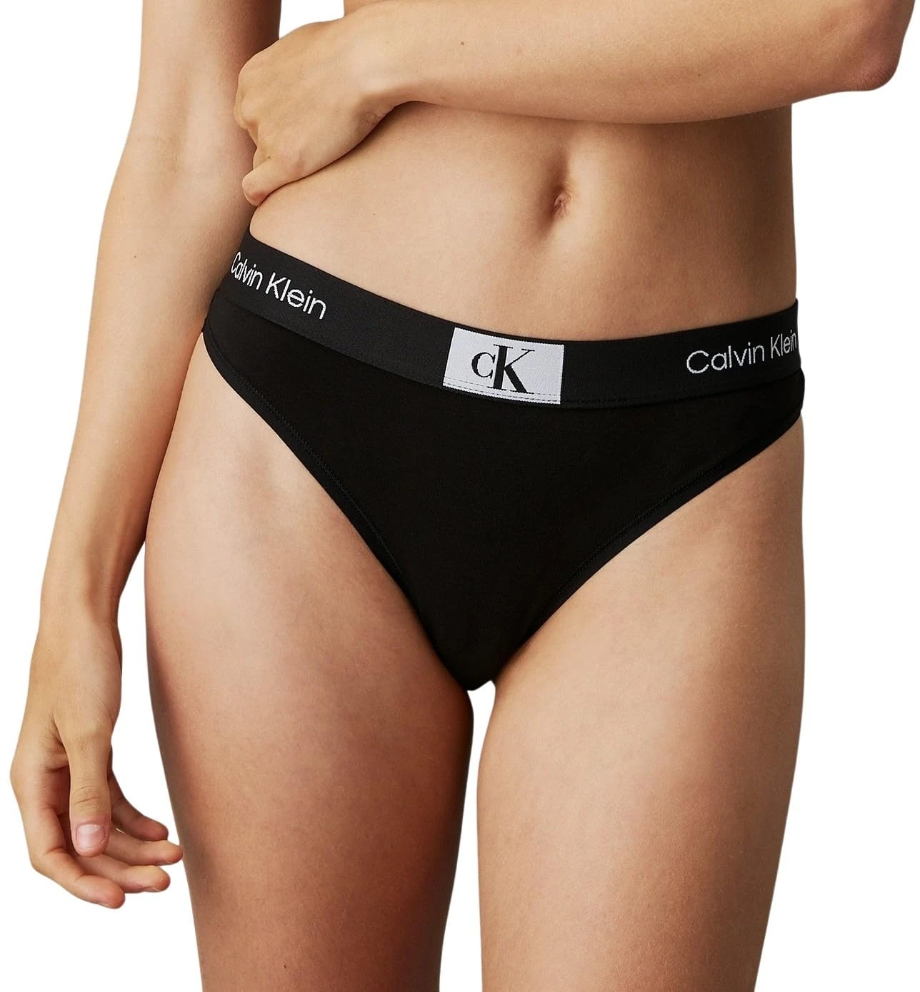 Calvin Klein Women Thong Tanga, Multicolor (Black), XXL