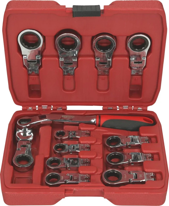 KS Tools 503.4820 Set of ratcheting spanners, 13 pcs. - Image 1
