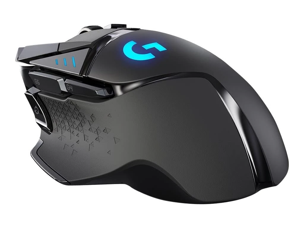 Logitech G502 LIGHTSPEED Wireless Gaming Mouse, 25K HERO Gaming Sensor, 25600 DPI, RGB, Ultra-Light, 11 Programmable Buttons, Long Life Battery, PowerPlay-compatible, PC - Black