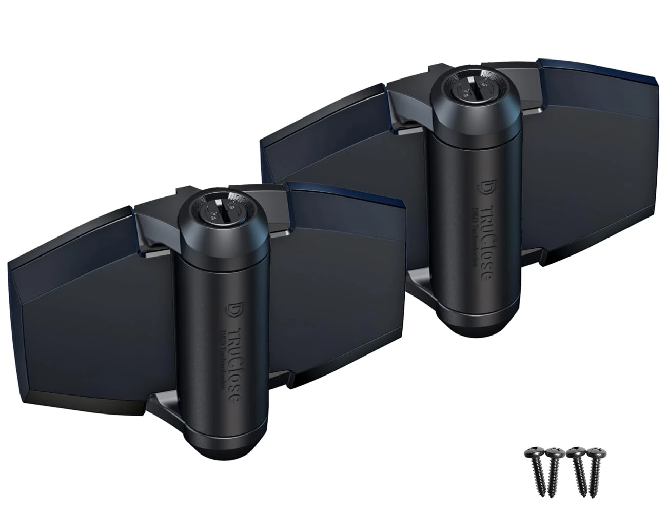 D&D Technologies TruClose TCA3S3BTS Regular Duty Gate Hinge, Self-Closes Gates Up to 66 lb, Tension Adjustable, for Smaller Vinyl & Wood Gates