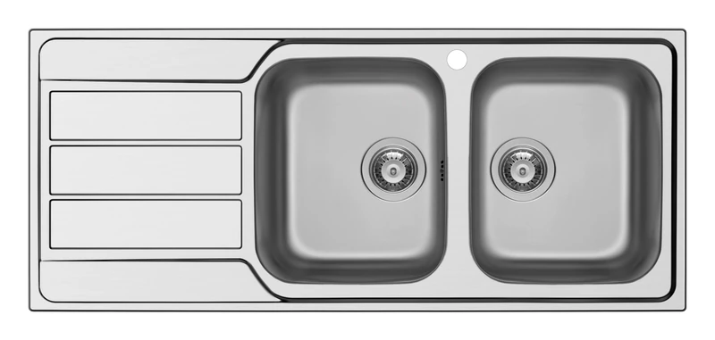 Schock Master D200 DX Stainless Steel Recessed Sink - Image 1