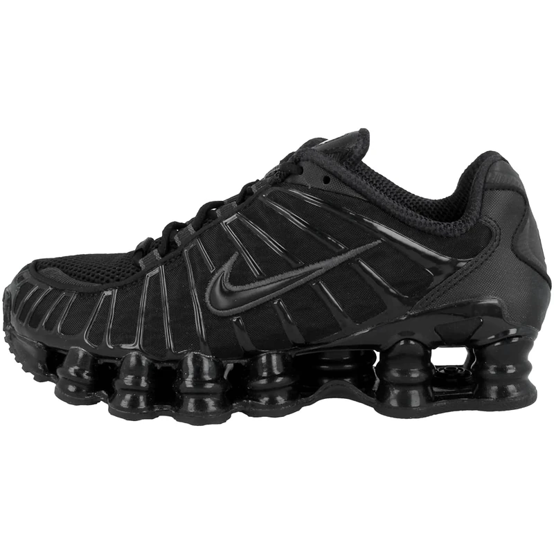 Nike W Nike Shox Tl, Women’s Track & Field Shoes, Multicolour (Black/Black/Mtlc Hematite/Max Orange 000), 5 UK (38.5 EU)