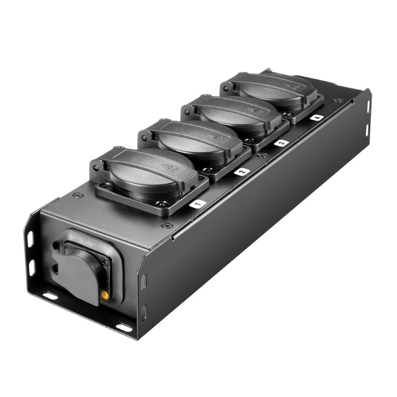 Adam Hall Cables PRO PORT 4 T - Power Strip 4 x IP54 Schuko out & IP65 in/out