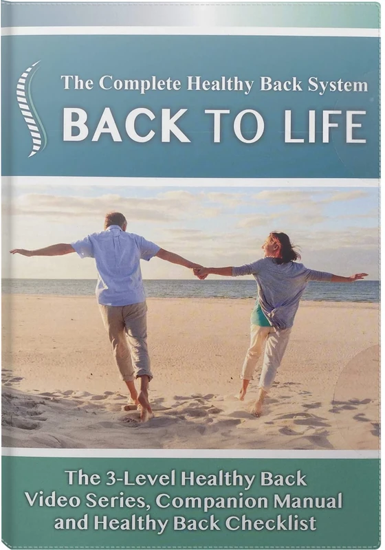 BACK TO LIFE Complete Healthy Back System, DVD, Manual and Checklist, Emily Lark's Healthy Back System, End Back Pain, End Sciatica with Simple Exercises