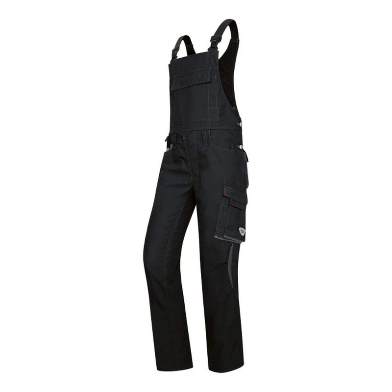 BP 1820-565-1432 Men'S Work Trousers, Higher Waist At The Back, 285,00 G/M², Fabric Blend With Stretch, Night Blue/Black, Size 33L