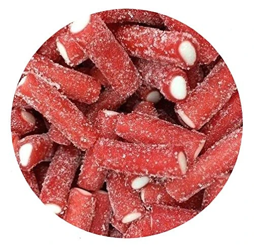 Pick n Mix RETRO SWEETS OVER 100 CHOICES 1KG 1.5KG FATHERS DAY (Sour Strawberry Pencil Bites, 1 KG / 1000 Grams)