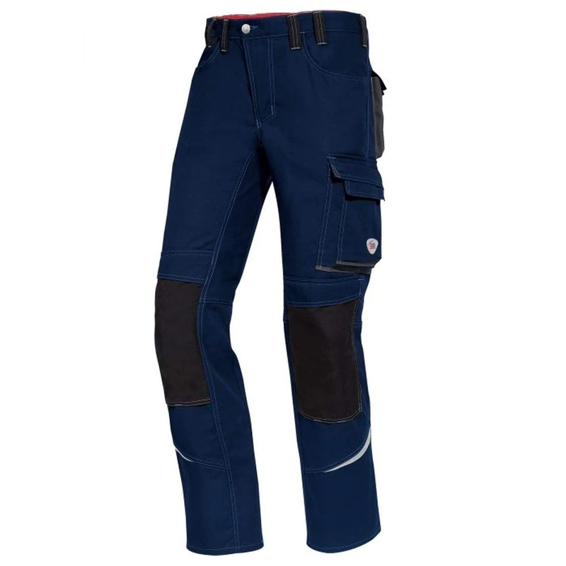 BP 1493-720-53 Work Trousers, Jeans Style With Multiple Pockets, 305,00 G/M², Reinforced Cotton, Dark Grey, Size 43/44