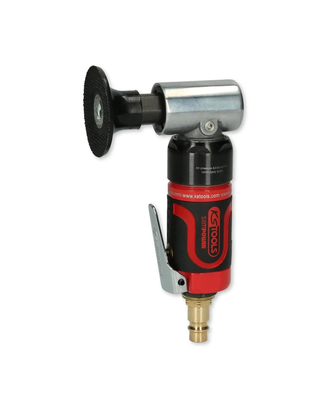 KS Tools 515.5580 SlimPOWER Mini Large Pads, 19000 RPM Compressed Air Grinder