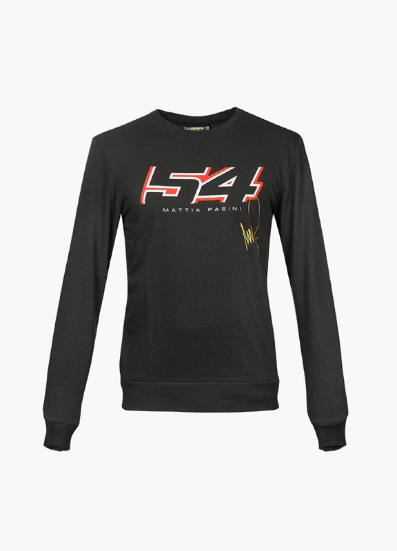 Vr46 Mattia Pasini, Fleece Uomo, Dark Gray, M