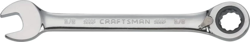 CRAFTSMAN Ratcheting Wrench, SAE, Reversible, 5/8-Inch, 72-Tooth, 12-Point (CMMT42417)