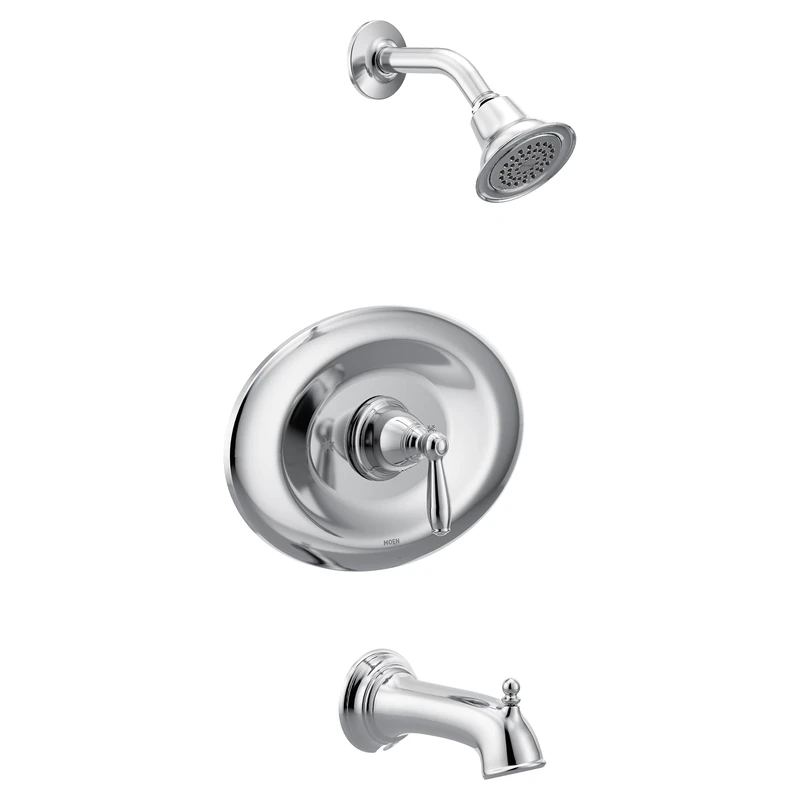 Moen T2157EP Brantford Posi-Temp Eco-Performance Tub and Shower Trim Kit Valve Required, Chrome