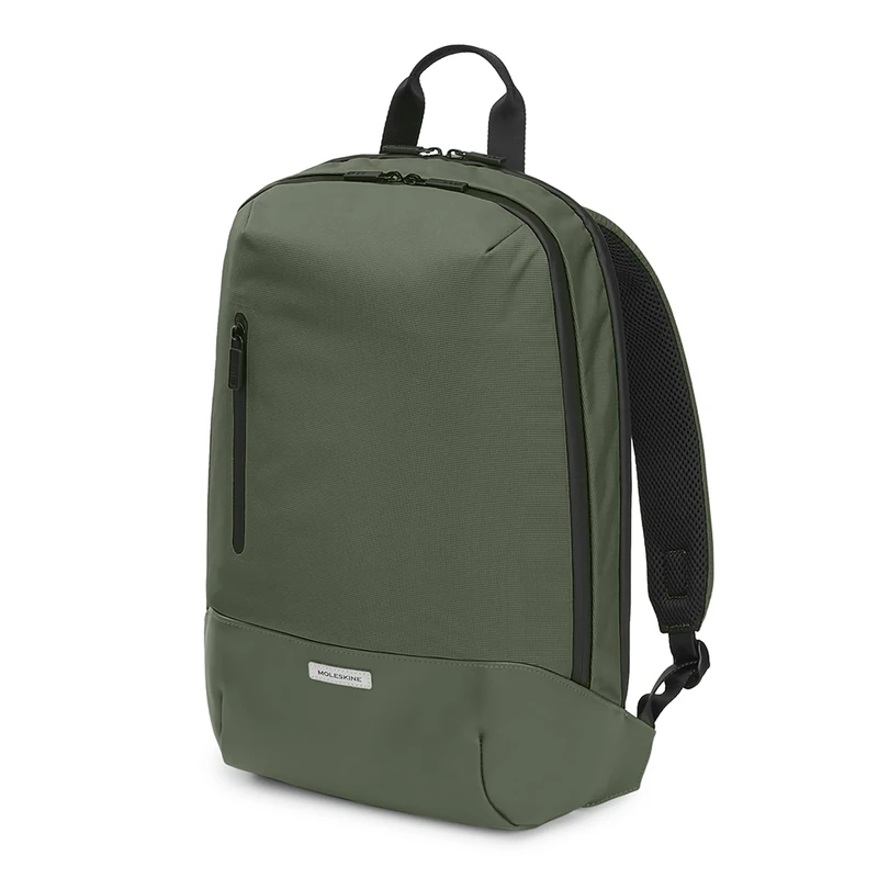 Moleskine Metro Collection Backpack, PC Backpack Compatible with Tablet, Laptop iPad up to 15" with Dedicated Compartment, Unisex, Dimensions 31 x 47 x 13 cm, Color Green