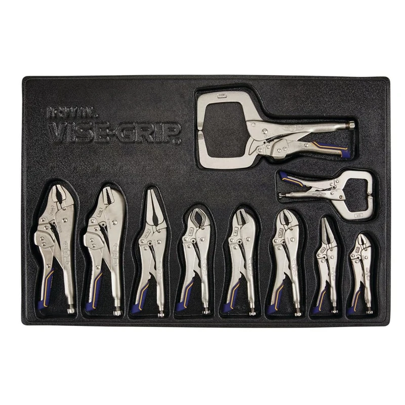 IRWIN Vise-Grip Locking Pliers, Fast Release Kit, 10-Piece (IRHT82596)