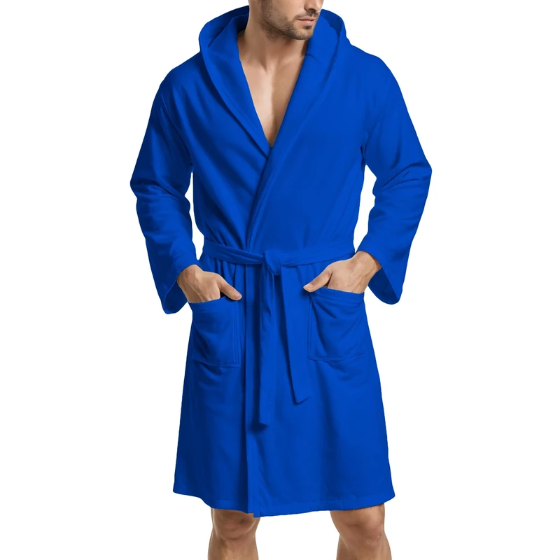 PETTI Artigiani Italiani Unisex Hooded Microfiber Bathrobe