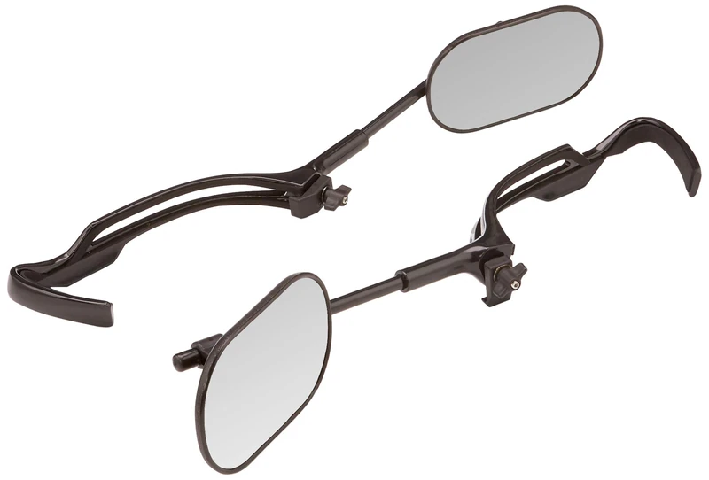 Set Emuk Caravan towing mirrors compatible with BMW 2-Series F45 Active Tourer 2014-/F46 Gran Tourer 2015-/X1 F48 2015-/X2 F39 2018-