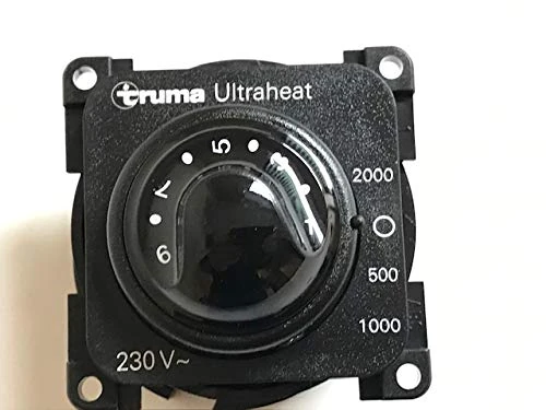 Truma Ultraheat control panel, black without cable.