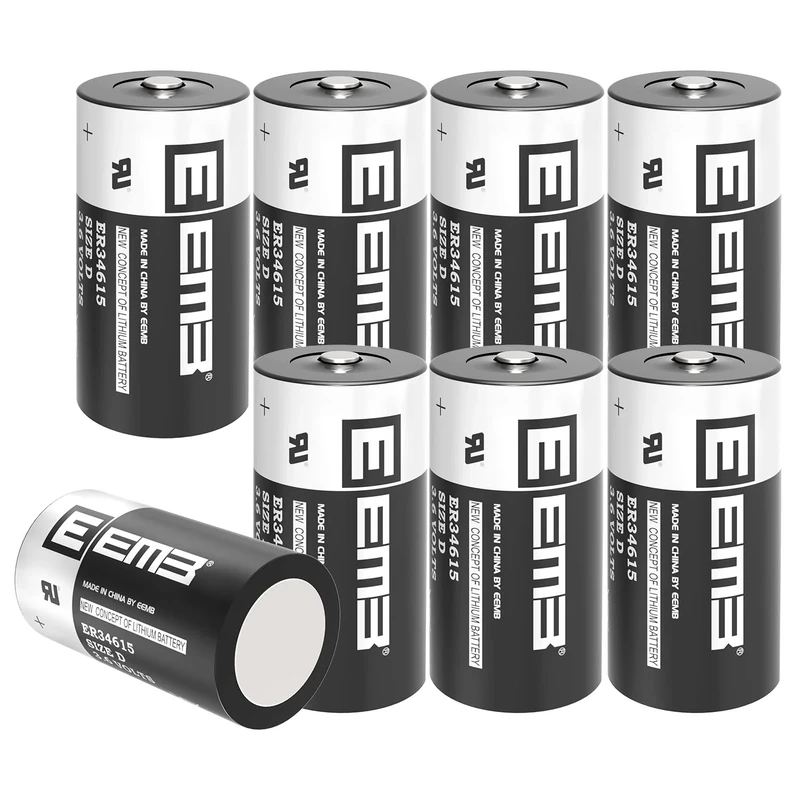 EEMB ER34615 D Cell Batteries 3.6V 19Ah Lithium Battery High Capacity Li-SOCL₂ Non-Rechargeable LS-33600 SB-D02 XL-205F for CNC Machine Tool Injection Molding Machine Printing machine ETC more(8)