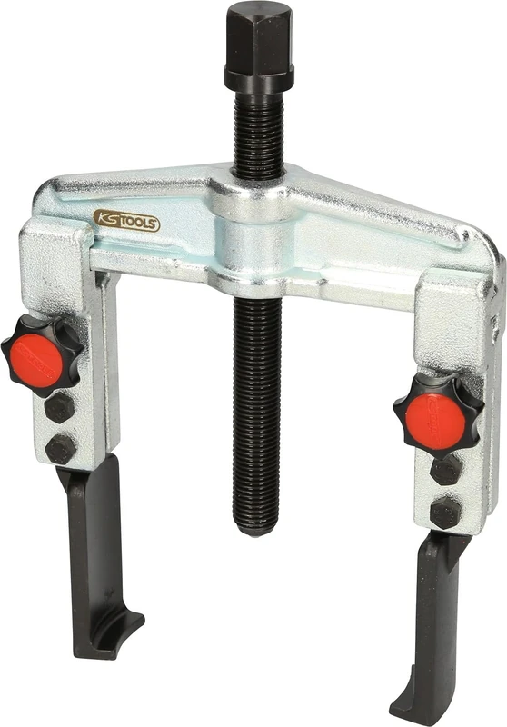 KS Tools 620.0012 Quick Adjustment Universal 2 arm Puller Set with Narrow and Extended Legs, 20-90 mm, 120 mm