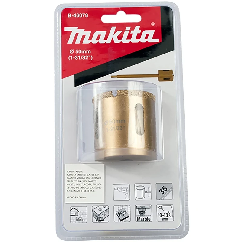 Makita B-46078 Vacuum Brazed Diamond Holesaw