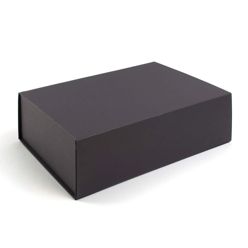 High-Quality Gift Box with Magnetic Fastener, 330 x 230 x 100 mm, Pack of 3, Black