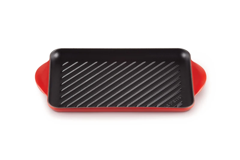 LE CREUSET Rectangular Grill 32cm Cerise