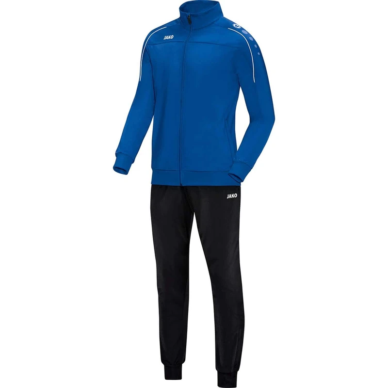 JAKO Unisex Polyester Classico Tracksuit, Royal, L - Image 1