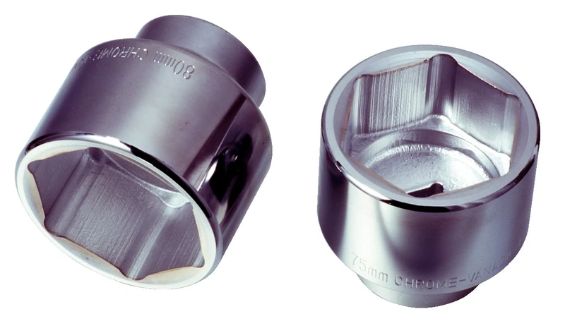 KS Tools 911.1822 1" Hexagonal Socket, Short, 2.1/2"