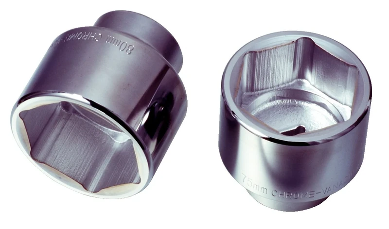 KS Tools 911.1824 1" Hexagonal Socket, Short, 82mm